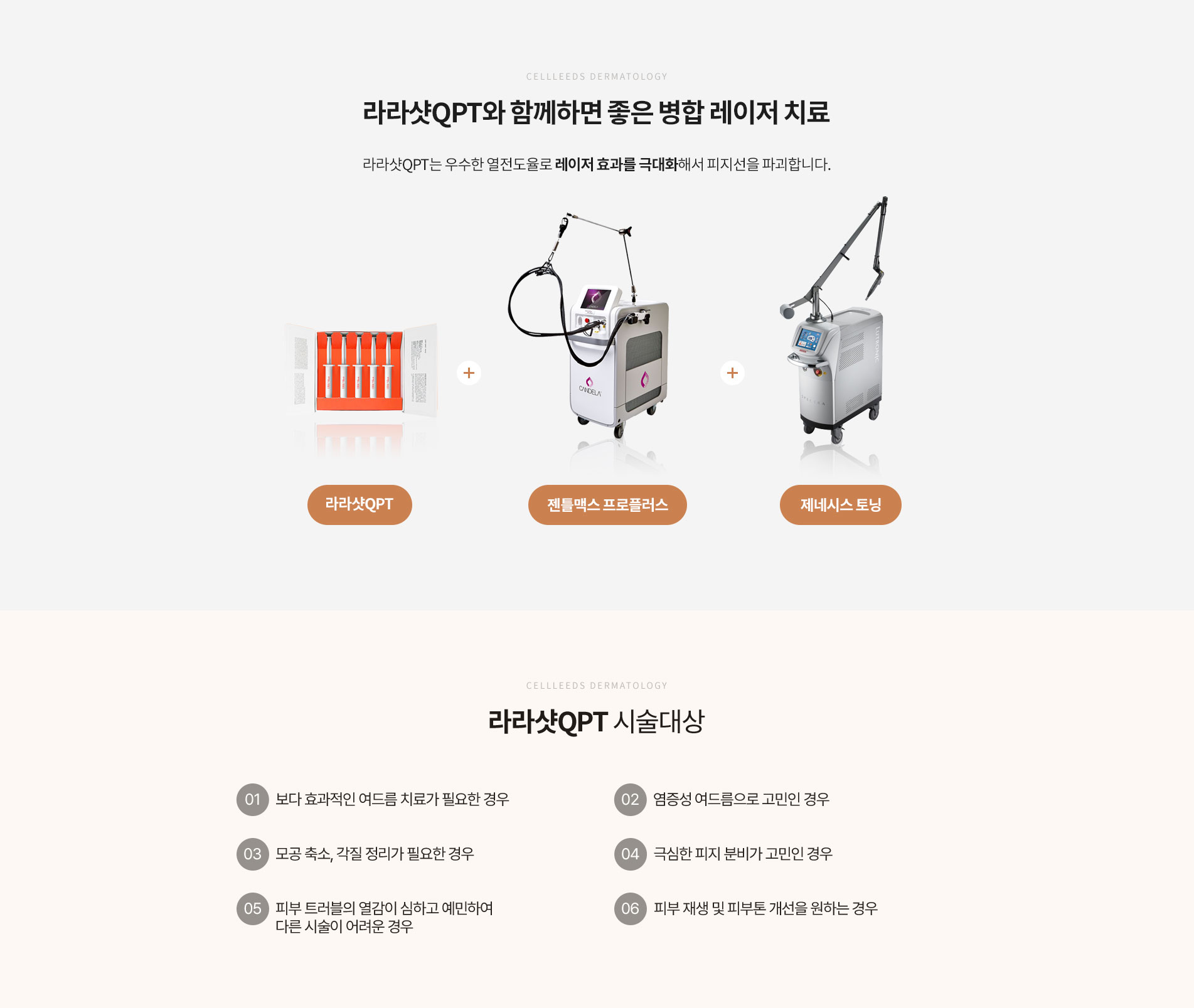 라라샷QPT 시술대상