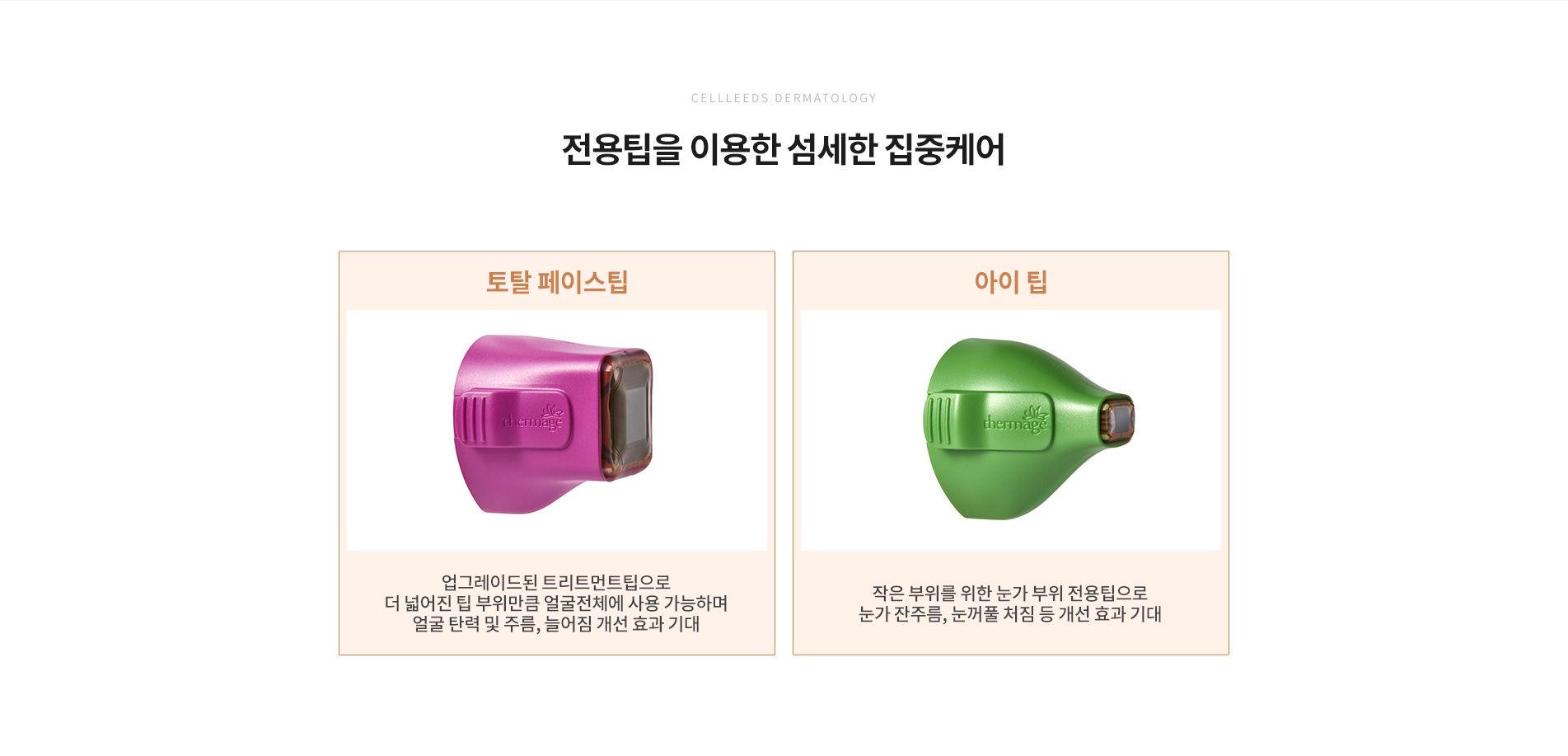 써마지 FLX 전용팁